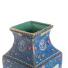 Blue Birds Square Vase