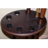 Oval wenge rod holder, for 8 rods, from Moinat SA – Antiques and home décor
