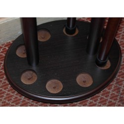 Oval wenge rod holder, for 8 rods, from Moinat SA – Antiques and home décor