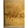 Tableau \"Champs de blé\" signé ANDRUET 87
