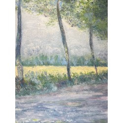 Tableau \"Chemin\" signé HV