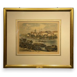 Watercolour-style print "Basel"