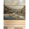Watercolour engraving "Fribourg"