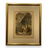 Watercolour engraving: ‘Courtyard of the Rathhaus’