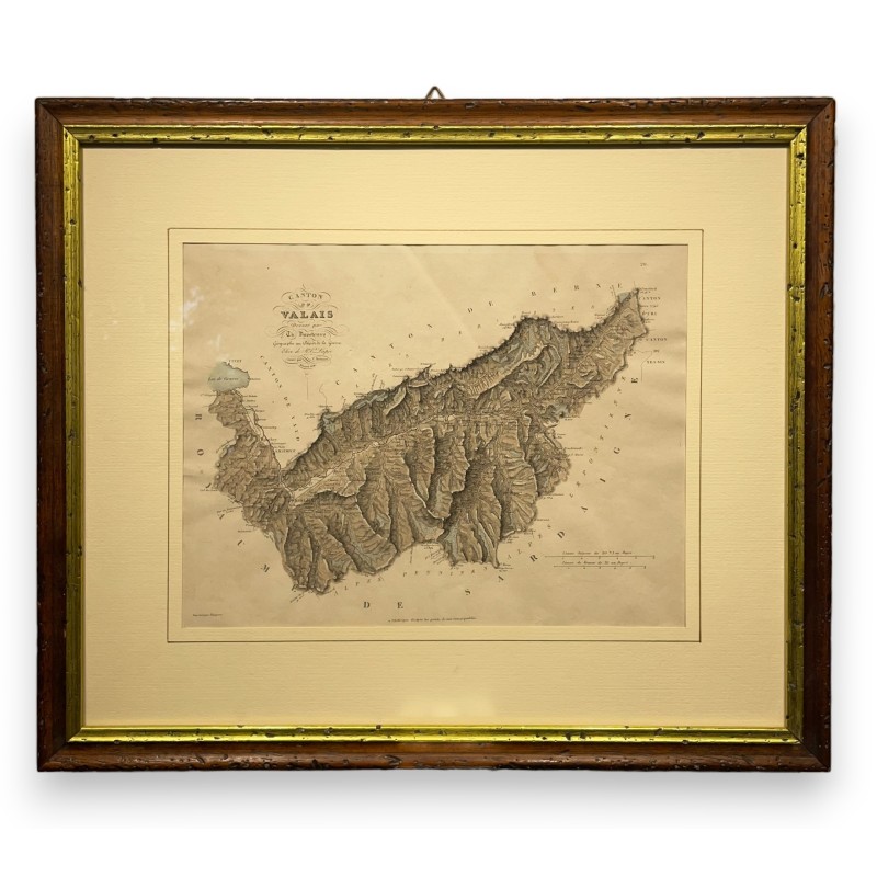 Gravure "Canton du Valais"