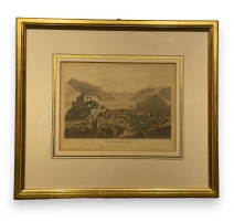 Gravure "East view of Sion"