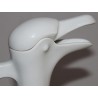 Pichet \"Oie\" en porcelaine blanche de SANDOZ
