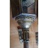 Pair of carriage lanterns with eagle motifs