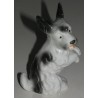 Sculpture \"Chien debout sur les pattes arrière\" G