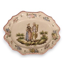 Plat \"Canton Bern\" en faïence