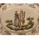 Plat "Canton Bern" en faïence
