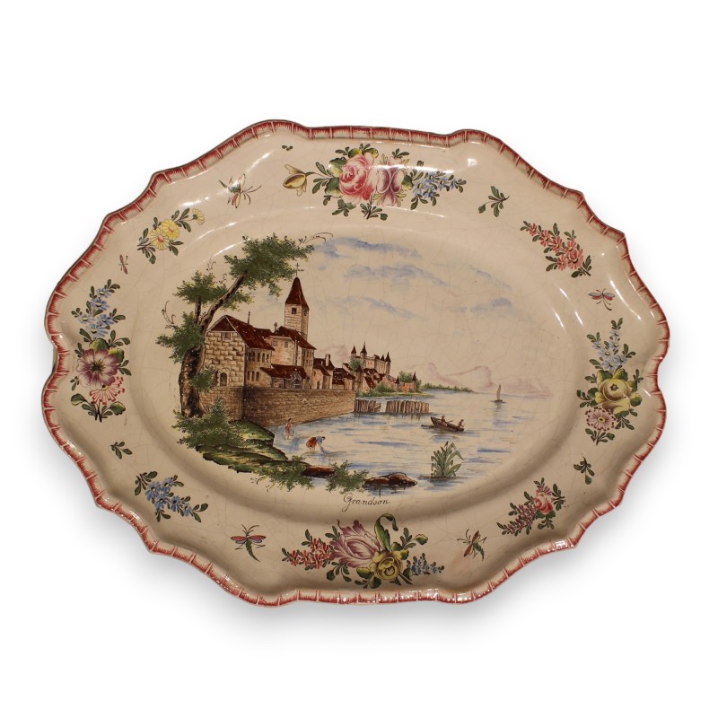 "Grandson" dish in Zurich earthenware from  Moinat SA  - Antiques and home décor