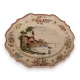Plat "Grandson" en faïence