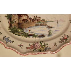 "Grandson" dish in Zurich earthenware from  Moinat SA  - Antiques and home décor
