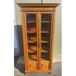 Louis XVI-style display cabinet with swivelling shelves