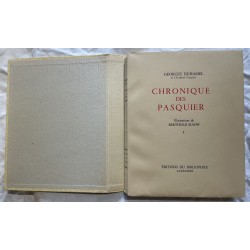 Livre \"Chronique des Pasquier\" par DUHAMEL