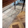  Grande table vitrine en acajou sur  Moinat SA  - Antiquités décoration
