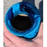 Marbled blue porcelain vase from  Moinat SA  - Antiques and home décor