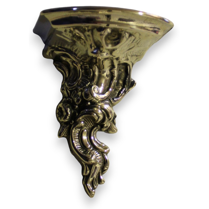  Petite console baroque en laiton poli sur  Moinat SA  - Antiquités décoration