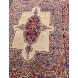 Tapis Tabriz fond beige