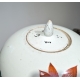 Pot couvert en porcelaine décor Lotus