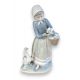 Fermière et oies en porcelaine de Lladro