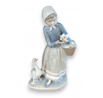 Fermière et oies en porcelaine de Lladro