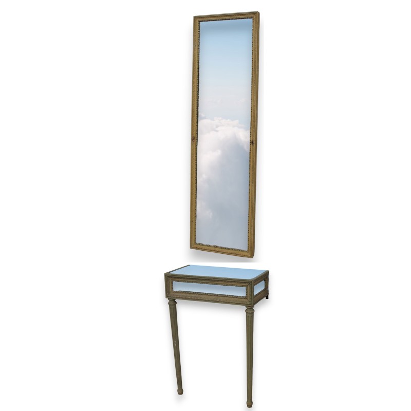 Console table and mirror by JEANJAQUET at Moinat SA – Antiques and home décor