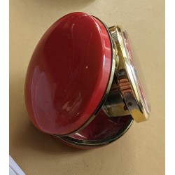 Reveil BULOVA en laque rouge