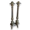 Pair of candlestick lamps