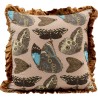 Butterfly-print cushion