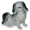 Sculpture Chien assis \"Epagneul Tibetain\"