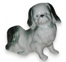 Sculpture Dog sitting "Spaniel Tibetan"