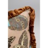 Butterfly-print cushion