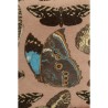 Butterfly-print cushion