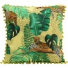 Leopard-print cushion