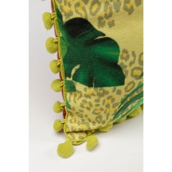 Leopard-print cushion