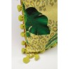 Leopard-print cushion