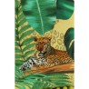 Leopard-print cushion