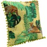 Leopard-print cushion