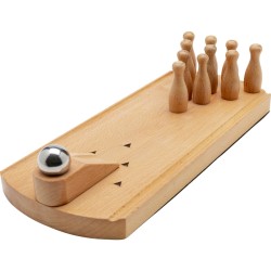 Miniature bowling set