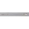 Chrome-plated metal shoehorn