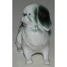 Sculpture Chien assis \"Epagneul Tibetain\"
