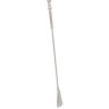 Chrome-plated metal shoehorn