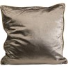 Brown dragonfly embroidered cushion
