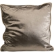 Coussin brodé libellule marron