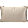 Brown dragonfly embroidered cushion