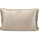 Coussin brodé libellule marron