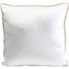 White embroidered dragonfly cushion