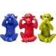 Lot de 3 Singes de la sagesse tirelire